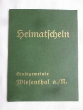 Ausweis - Heimatschein Hülle