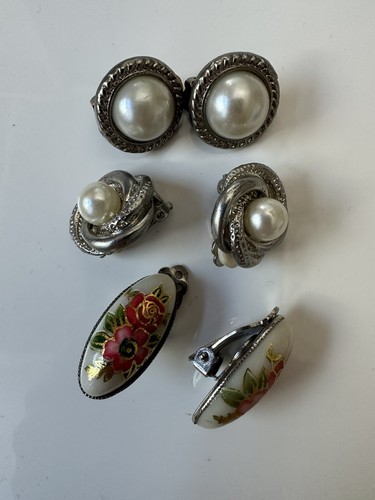 Ohrclips vitage modeschmuck - vitage,
