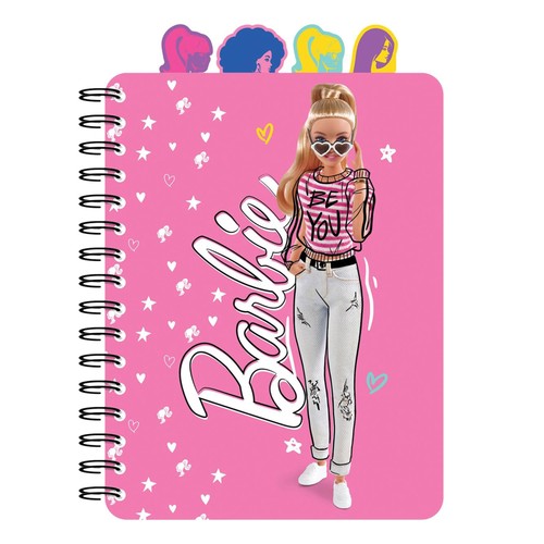 Barbie tab spiralnotizbuch - 4-tab,