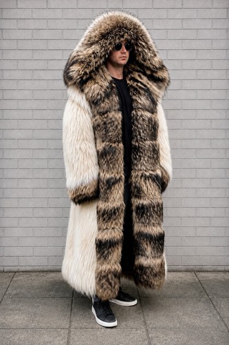Saga furs men pelzmantel - men's,