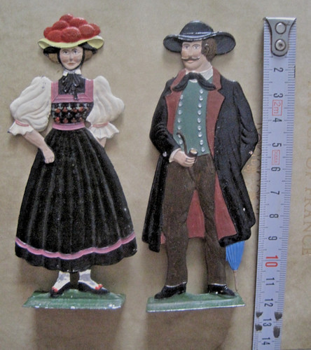 Zwei zinnfiguren schwarzwald - ,