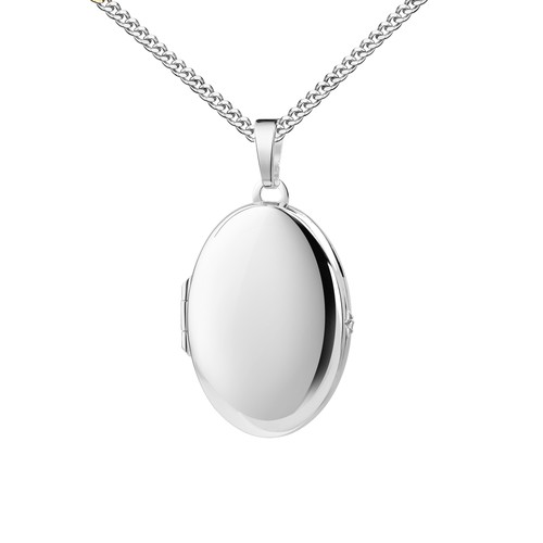 Silbermedaillon mit herz für - silbermedaillon,