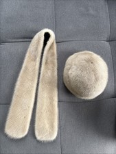 Mütze Mit Schal Aus Nerz