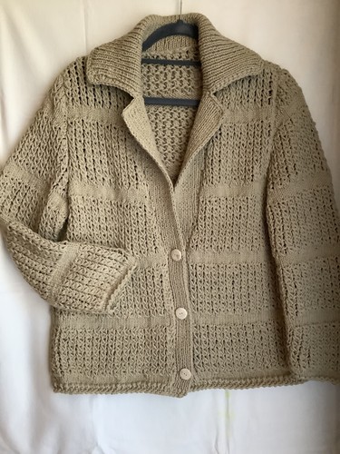 Strickjacke 42 beige - gr.,