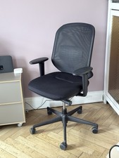 Vitra Meda PRO Chair by Alberto Meda Bürodrehstuhl Netz Konferenzstuhl schwarz