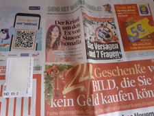 BILD Zeitung  v. 24.12.2024