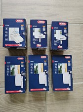 Hochwertige ABUS-Fenstersicherungen, gebraucht, mit Originalzubehör