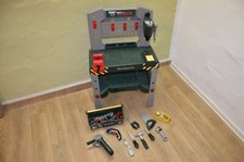 Bosch Kinder Werkbank + Akkuschrauber + Flex + Werkzeug + Hammer + Handwerker