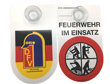 Kennzeichnungsschild Feuerwehr Kfz ? Feuerwehr im Einsatz ?  DFV FFW
