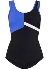 Badeanzug mit Kontrast Gr. 46