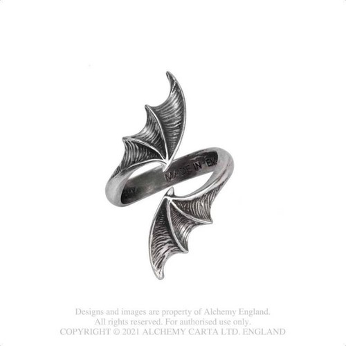 Gothic batcave ring - gothic,