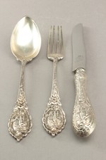 800er Silber Rokoko Besteck