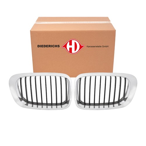 Diederichs chrom schwarz - 2x,