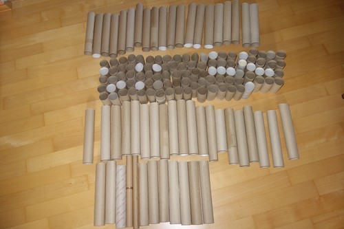 150 leere klopapierrollen - 150,