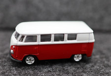 Welly Volkswagen VW Bus - Microbus (1962) - Nr. 2221 Rot weiß Top Zustand #R1