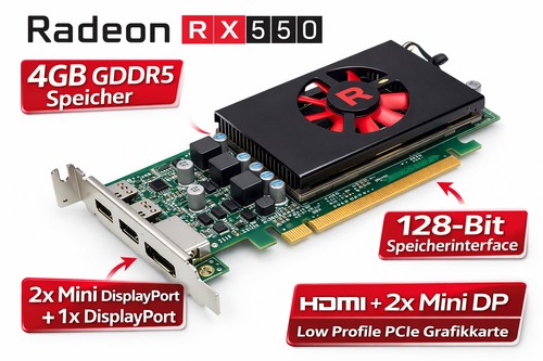 Amd radeon 550 4gb gddr5 - amd,