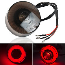 Motorrad LED Rund Rücklicht Bremslicht Leuchte Rot Heckleuchte Universal   E24