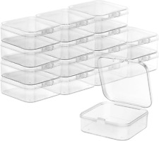 15 Stück Kleine Aufbewahrungsboxen mit Deckel für Schmuck und Bastelbedarf