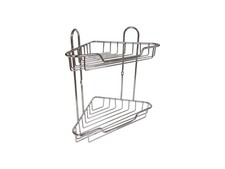 Axentia Eckregal Escala, verchromt, 2 Böden - B-Ware neuwertig