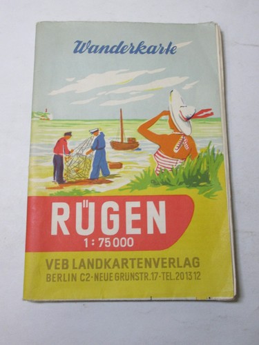 Wanderkarte rügen veb - -,