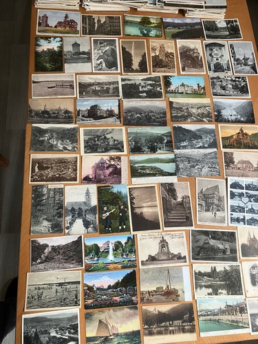 600 alte ansichtskarten - 600,