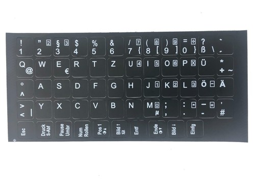 Tastaturaufkleber tastatur - de,