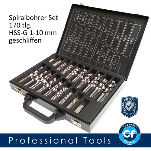 Spiralbohrer set 170 teilig - spiralbohrer,