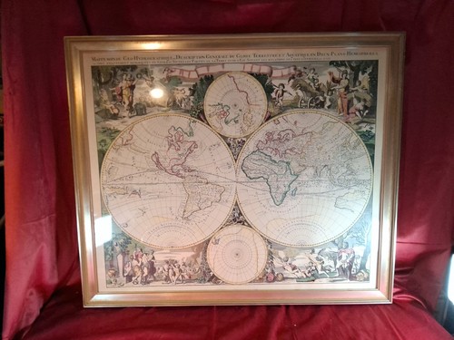 Antikes altes bild weltkarte - antikes,