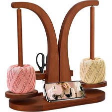 Garnknäuelhalter aus Holz –