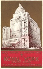 Ak Toronto Ontario Kanada, View of the Royal York Hotel - 4925099