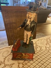 Vintage Money Bank Uncle Sam, Gusseisen, Spardose, USA, Selten!