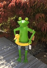 Frosch schwimmer handarbeit - frosch,