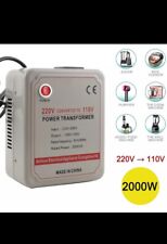 Wandler Konverter 2000W Transformer 230V to 110V Spannungswandler Transformator
