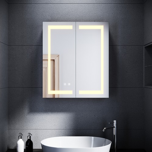 Edelstahl spiegelschrank led - spiegelschrank,
