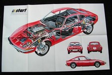 OPEL GT Poster, Betti Poster, Original Opel aus "Start"
