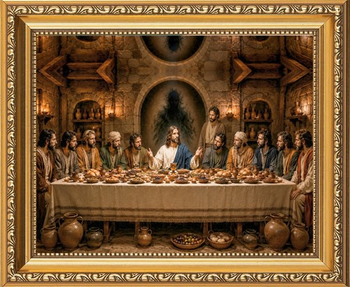 Das letzte abendmahl jesus mit - jesus,