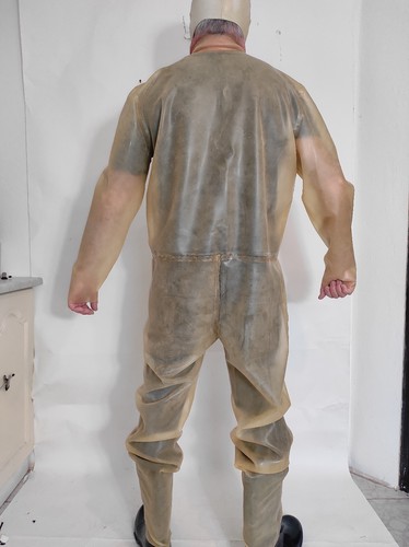 Latex gummi catsuit overall - gummi,