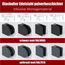 Glashalter Edelstahl V2A