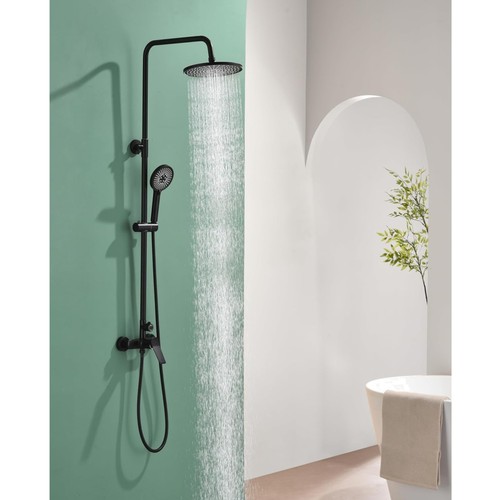 Duschset schwarze regendusche - duschset,