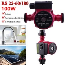 Hocheffizienzpumpe 25-80/180 220V Umwälzpumpe Heizungspumpe 3-stufige 100W