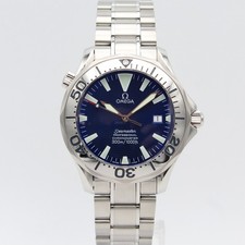 [2426] Omega Seamaster 41mm - 2255.80 Blau Herrenuhr Top Zustand