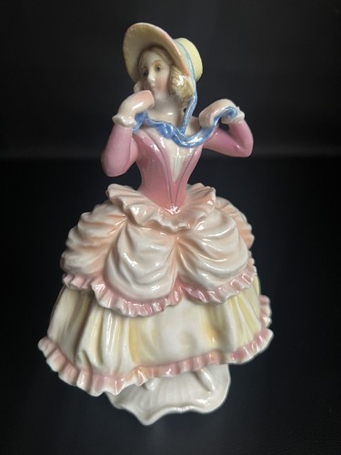 Porzellanfigur dame karl - porzellanfigur,