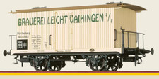 Brawa 47730 Ged. Güterwagen Brauerei Leicht Vaihingen, K.W.St.E. Ep.I H0 neu+OVP