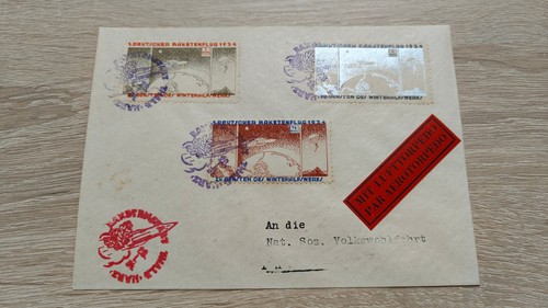 Brief raketenpost - brief,