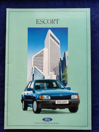 Ford escort prospekt 1988 - prospekt, 11.1988