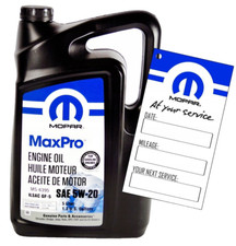 Mopar MaxPro 5W-20 Motoröl 5 L Chrysler, Dodge, Jeep, Ram 68218891AA