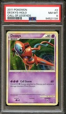 Pokemon Deoxys Holo Call of Legends #2 PSA 8