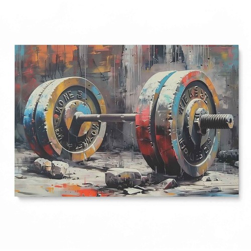 Abstrakte hantel fitness - abstrakte, hantel,