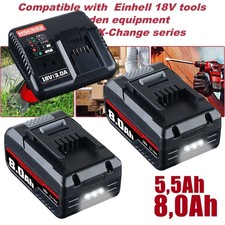 2X 18V 8Ah Ersatzakku Für