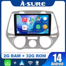 Android 14 CarPlay Autoradio Für Hyundai i20 PB 2008-2012 GPS Navi 32G RDS WIFI